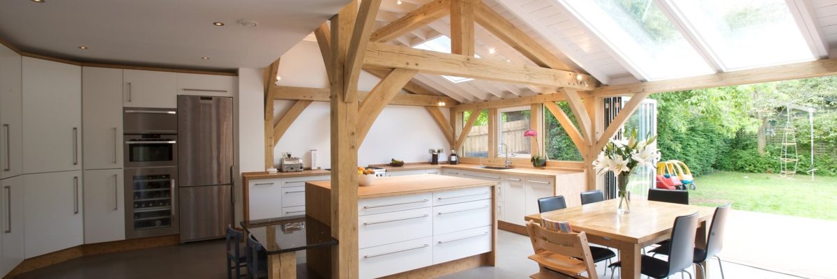 inside with oak